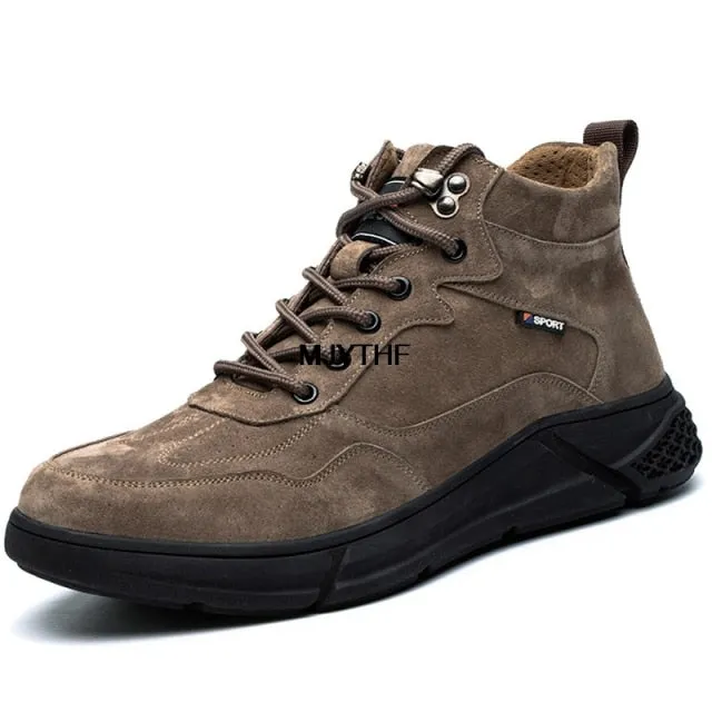 2022 New Work &amp; Safety Boots Men Steel Toe Shoes Men Safety Shoes Indestructible Puncture-Proof Work Sneakers Work Shoes Boots Work Boots Made In America