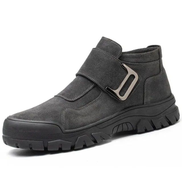 2022 New Work &amp; Safety Boots Men Steel Toe Shoes Men Safety Shoes Indestructible Puncture-Proof Work Sneakers Work Shoes Boots Oil Resistant Slip Resistant Work Boots