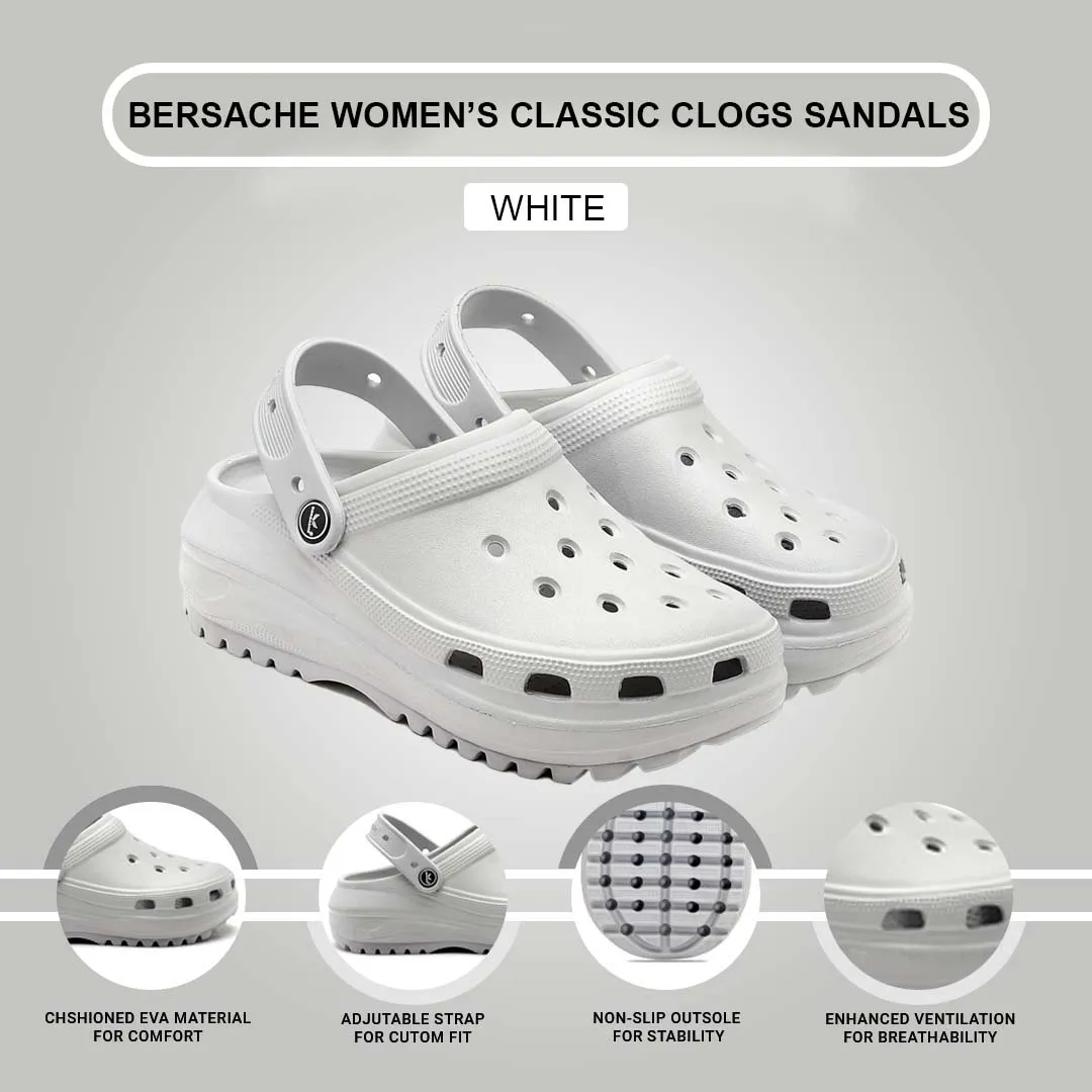 Bersache Extra Soft Classic Casual with  Regular wear with Ultra Soft & Flexibility Technology clog For women's/Girl's-(6128-Grey) Altar'd State Slippers