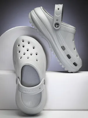 Bersache Extra Soft Classic Casual with  Regular wear with Ultra Soft & Flexibility Technology clog For women's/Girl's-(6128-Grey) Wedge Slippers