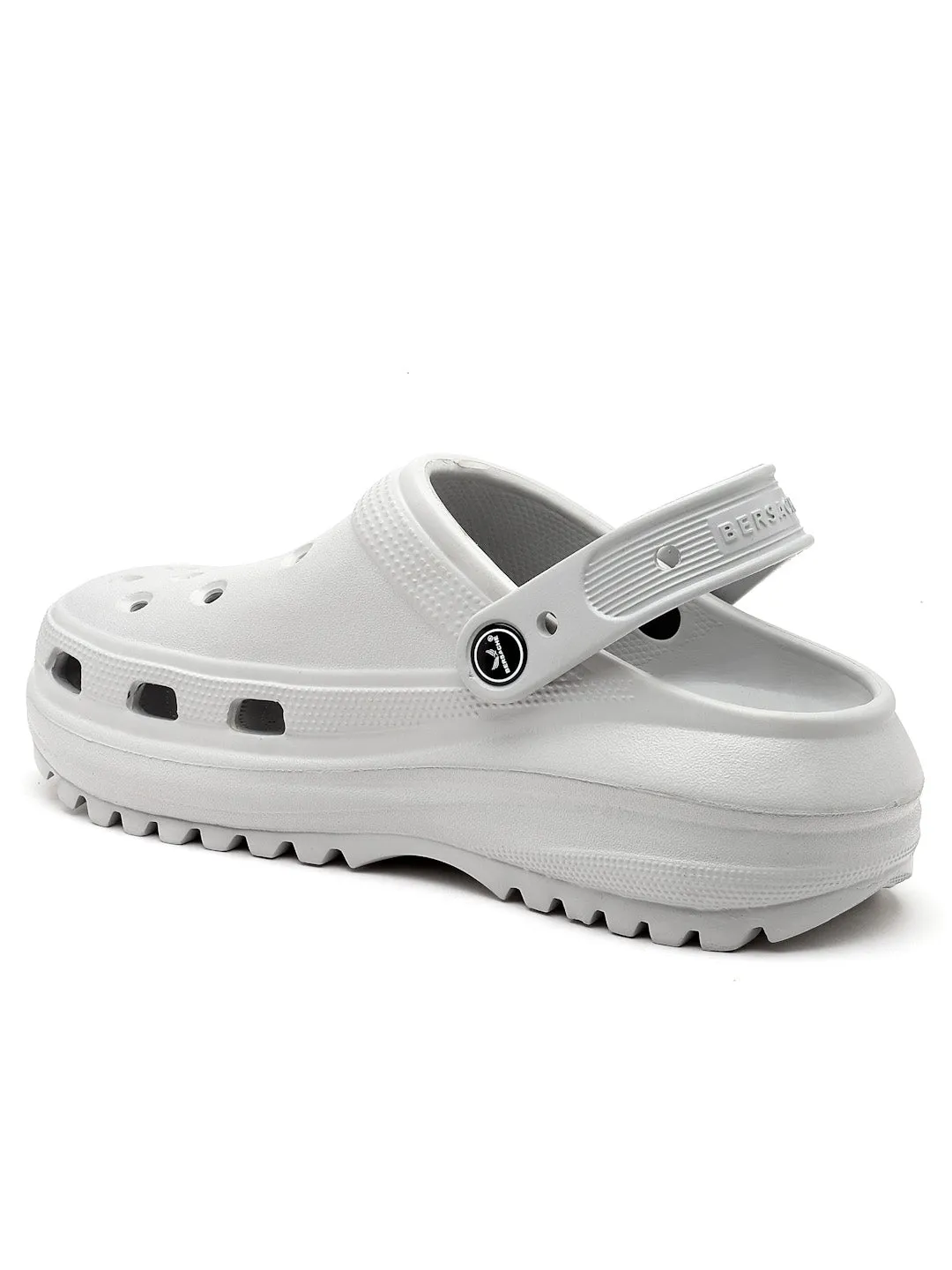 Slippers With Grippers Bersache Extra Soft Classic Casual with  Regular wear with Ultra Soft & Flexibility Technology clog For women's/Girl's-(6128-Grey)