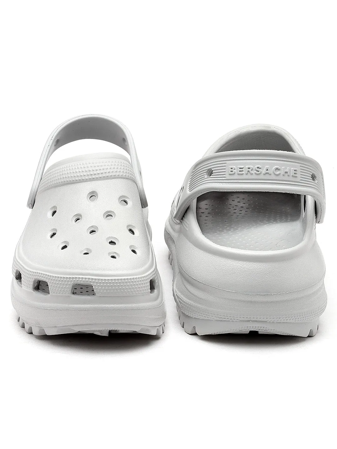 Suede Slide Shoes Bersache Extra Soft Classic Casual with  Regular wear with Ultra Soft & Flexibility Technology clog For women's/Girl's-(6128-Grey)