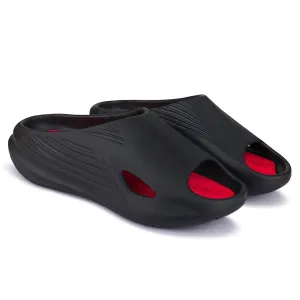 Slippers Feathers Bersache Extra Soft Classic Casual with  Regular wear with Ultra Soft & Flexibility Technology Clog's for Men's & Boy's (6147-Black)