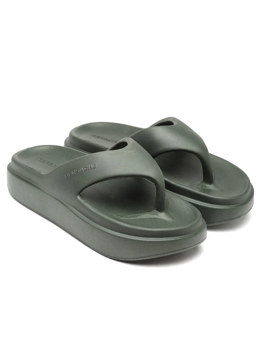 Bersache Extra Soft Classic Casual with  Regular wear with Ultra Soft & Flexibility Technology Clogs For women's/Girl's-(6111-Green) Half Ballet Slippers