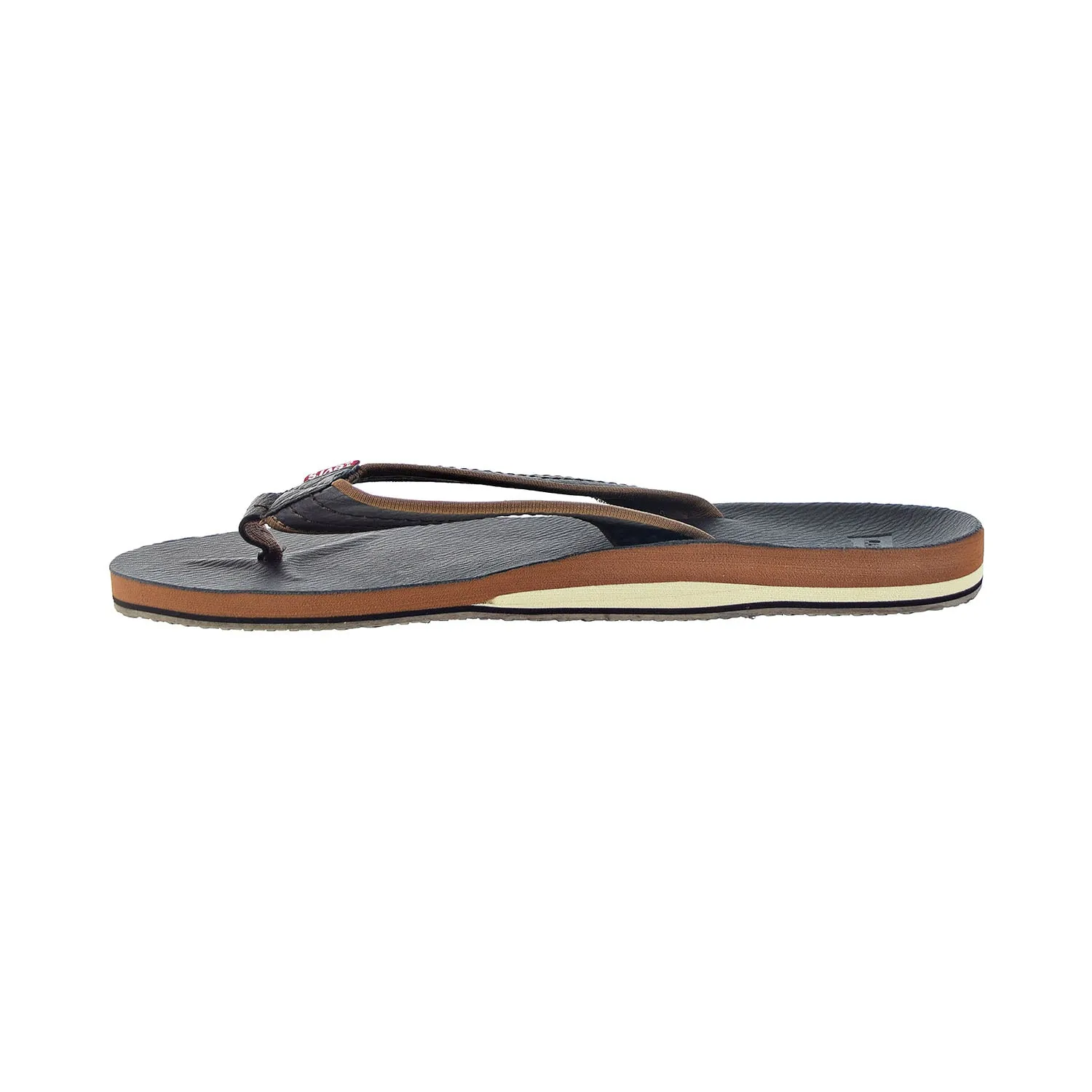 Sherling Slippers Levis Kyle J Men's Sandal Dark Brown-Brown