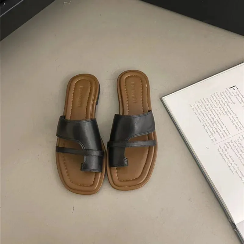 Harry Mary Flip Flops binfenxie  - 2024 Summer Gladiator Women Slippes Fashion Elegant Clip Toe Flats Slides Shoes Ladies Casual Beach Flip Flops Sandalias