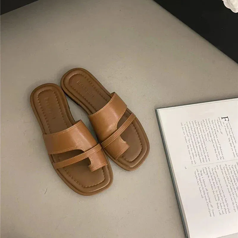 Heart Flip Flops binfenxie  - 2024 Summer Gladiator Women Slippes Fashion Elegant Clip Toe Flats Slides Shoes Ladies Casual Beach Flip Flops Sandalias