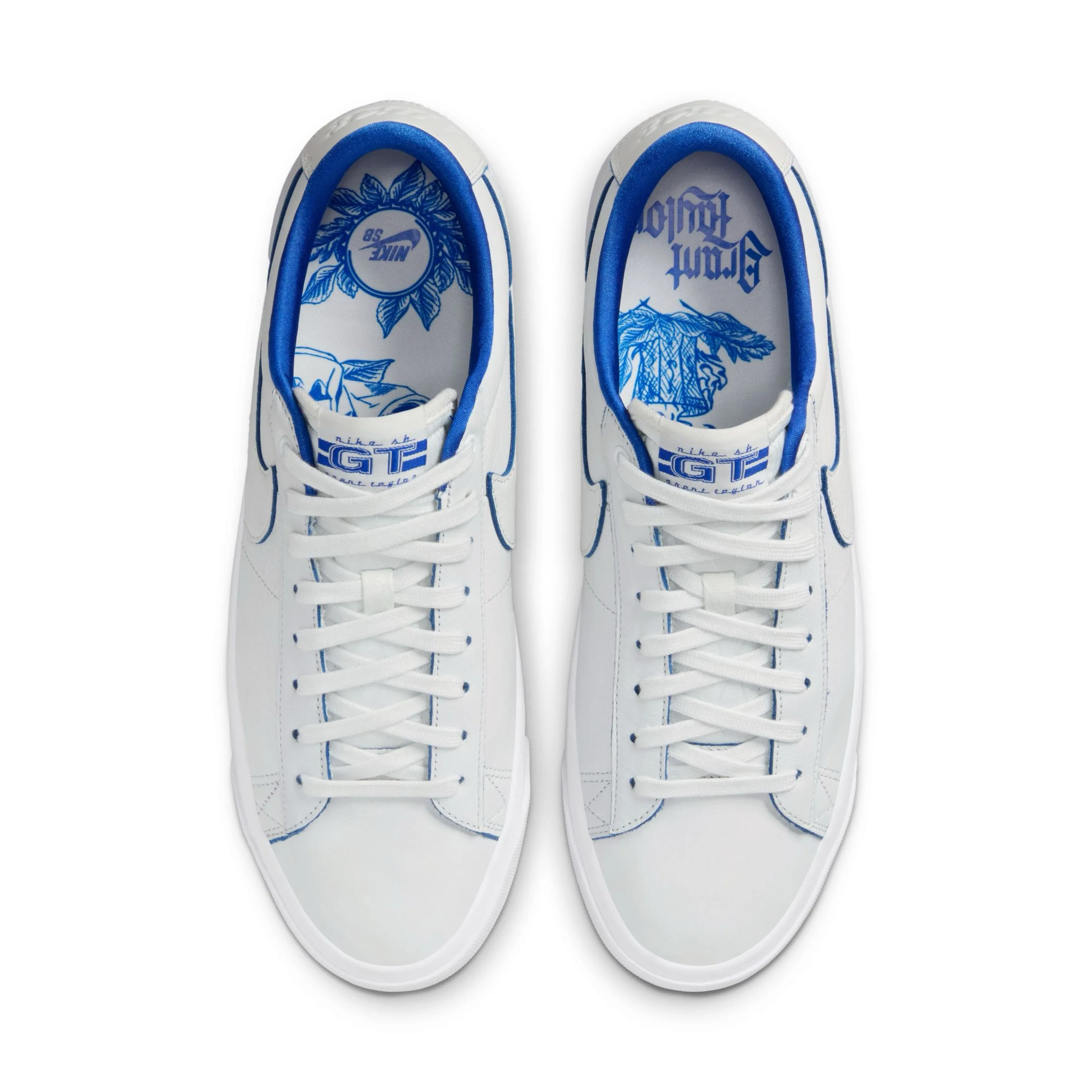 Blazer Low Pro GT Prem - white/royal Asics 33 Fa Running Shoe