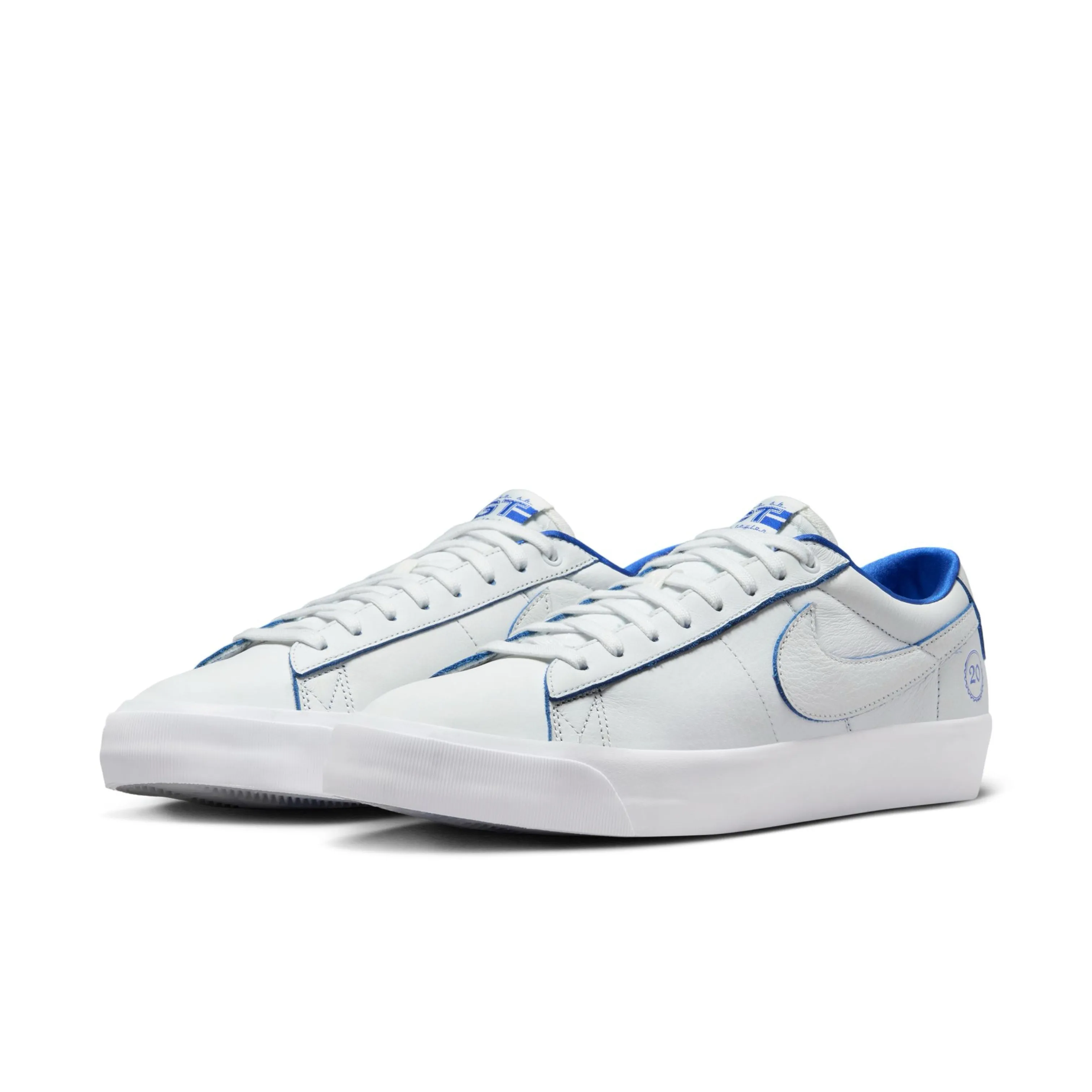 Blazer Low Pro GT Prem - white/royal Asics Volleyball Shoes Europe