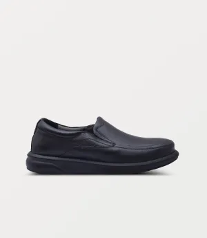 Rockport Slip On Shoes BM6776-BLACK-Men Moccasin