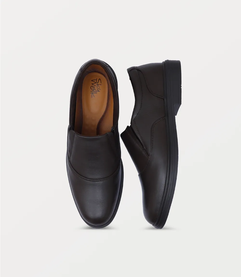 Slip On Steel Toe BM6794-ESPRESSO-Men Slip On