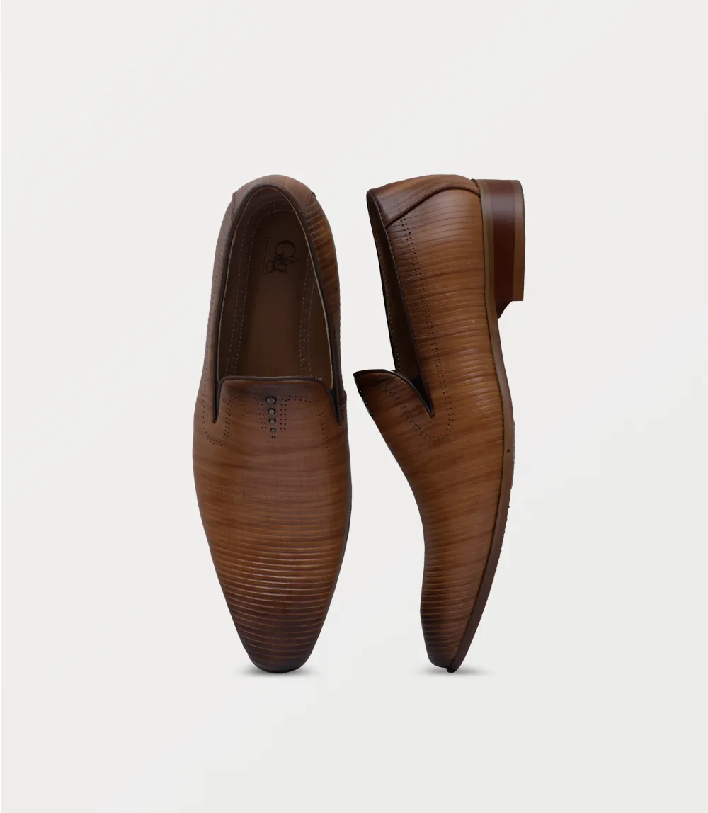 BM6796-TAN-Men Slip On Memory Foam Slip On Sneakers