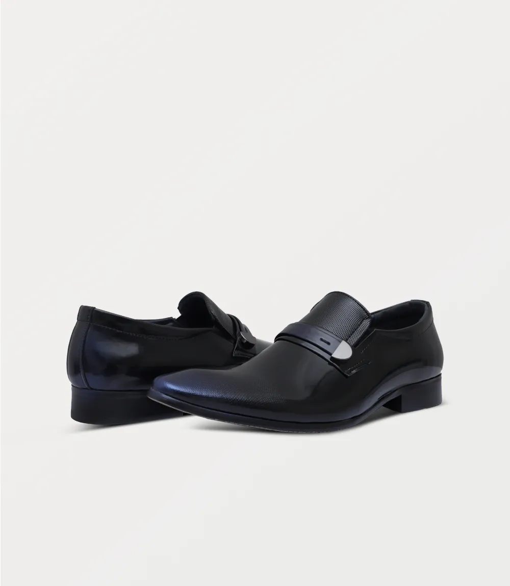 Wide Width Slip-on Sneakers BM6798-BLUE-Men Slip On