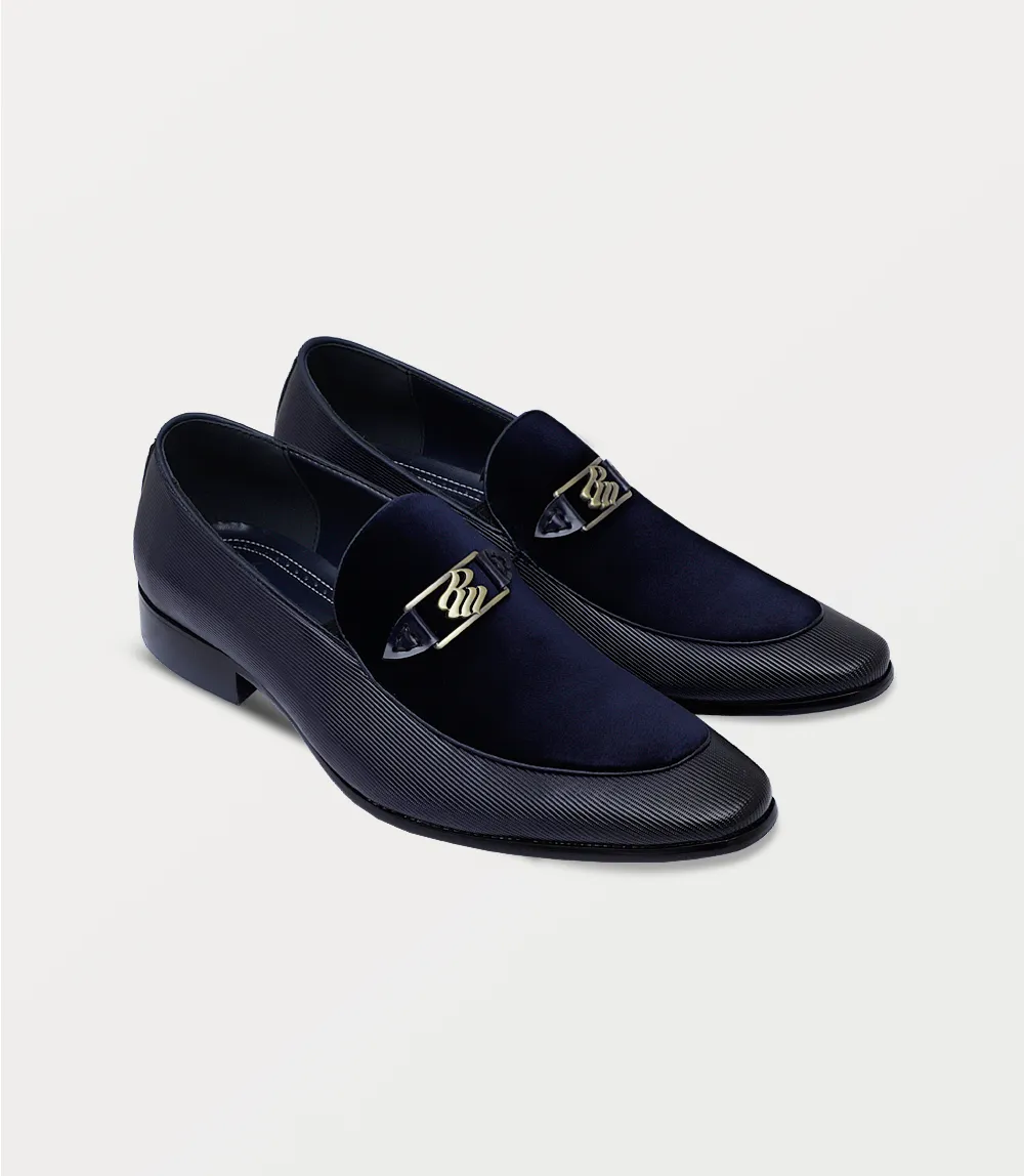 BM6800-BLUE-Men Slip On Walu Slip On