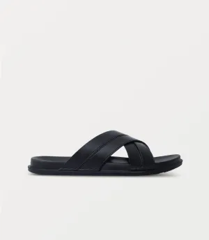 Comfort Slip On Sneakers BM6874-BLACK-Men Slipper