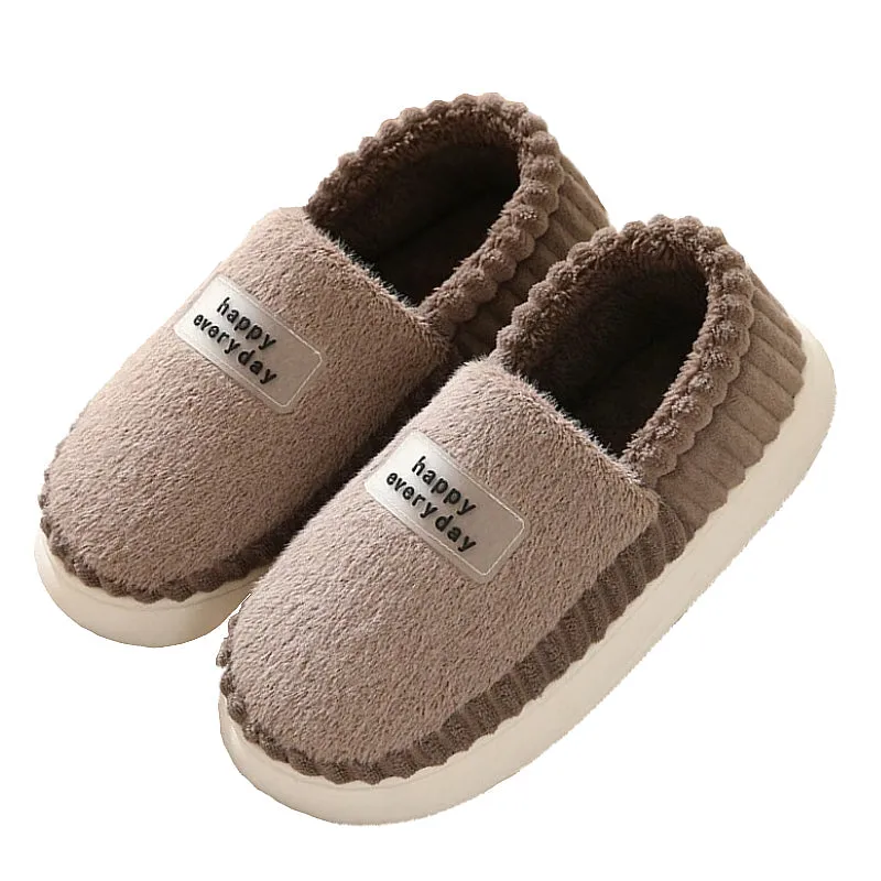 Slippers Arch Cuzcare Men Soft Plush Slippers Heel Protection Indoor Shoes