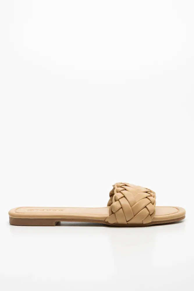 Exuma Sandals Braided Mule Sandal Natural
