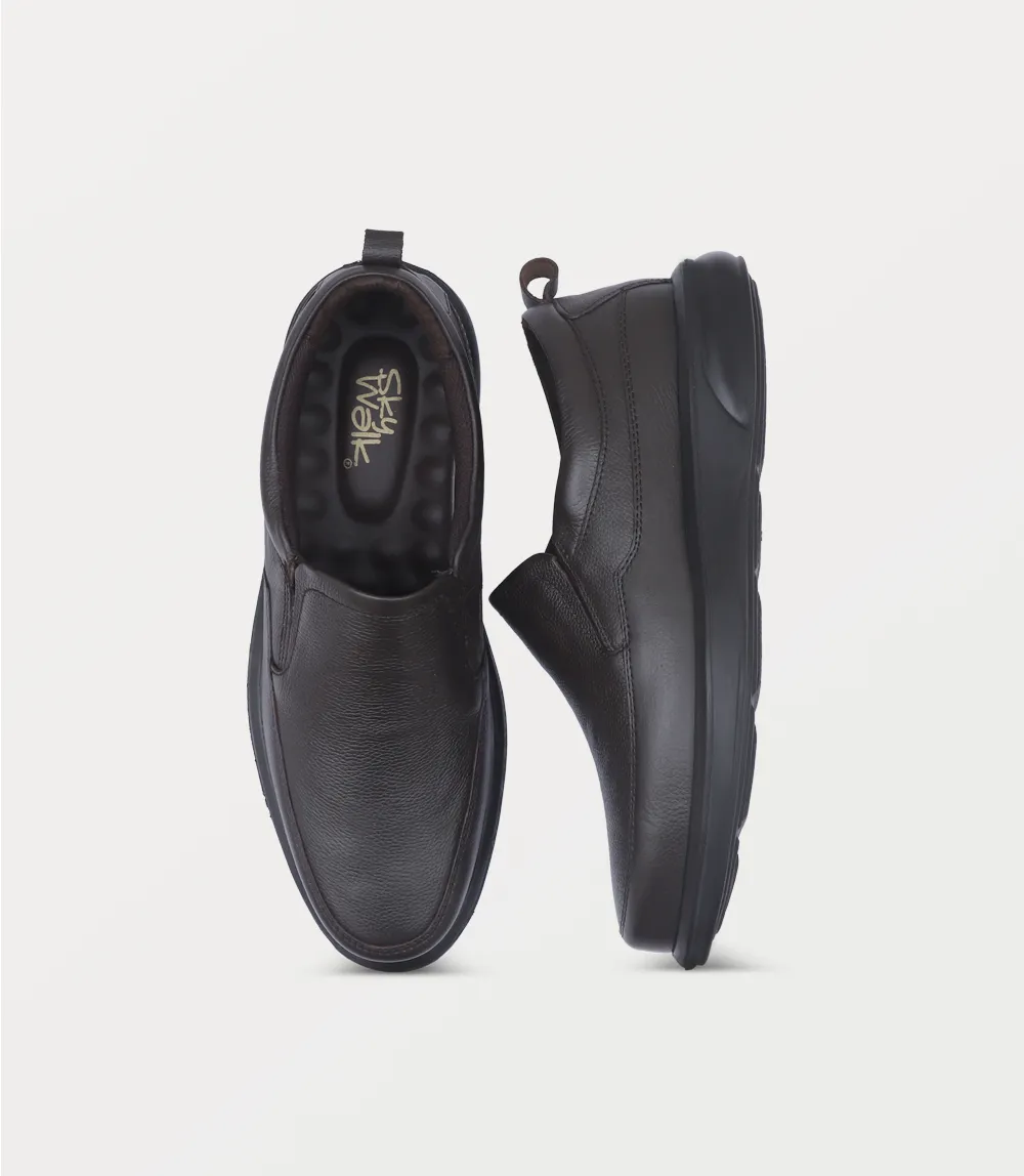 BM6771-ESPRESSO-Men Slip on Chinese Slip Ons