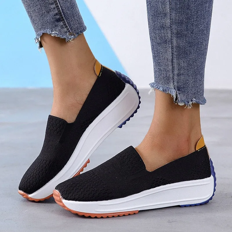 Visvim Loafers Breathable Fashion Casual Sneakers Women Slip-on Loafers Mesh Shoes
