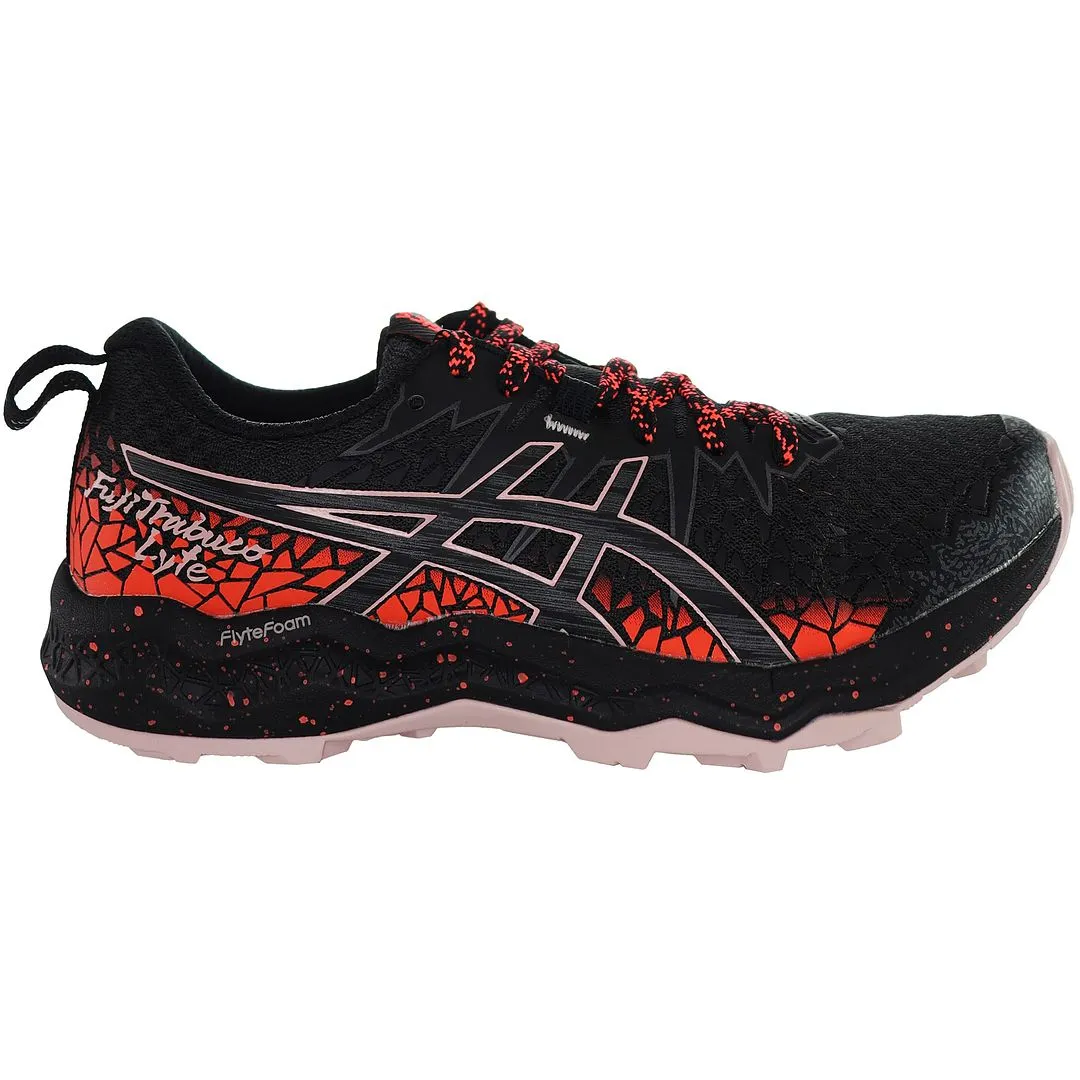 Asics Hyrox Shoes Asics FujiTrabuco Lyte Womens Black Running Trainers