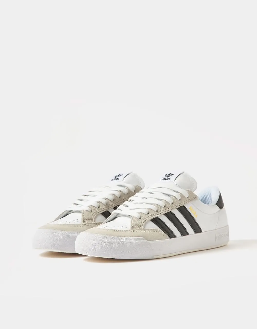 adidas Nora Skate Shoes - White/Core Black/Crystal White Adidas Shoes 8 Size