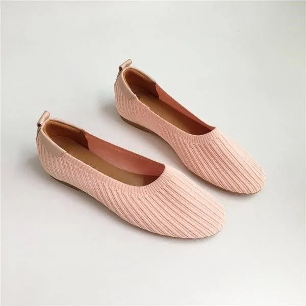 Breathable Slip On Shoes Thick Sole Loafers