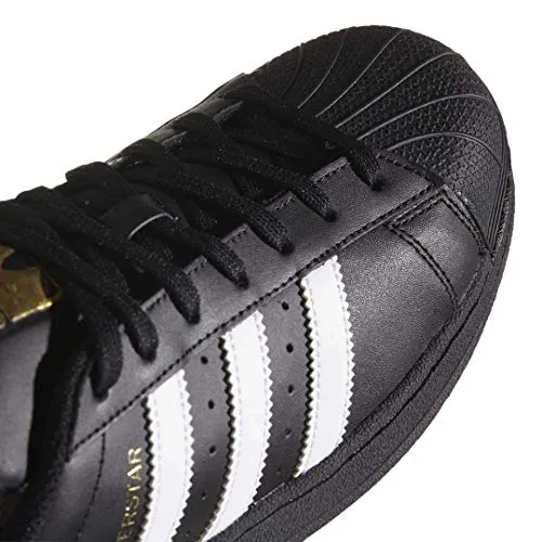 adidas Originals mens Superstar Sneaker, Core Black/White/Core Black, 8.5 US Adidas Shoes Rod Laver