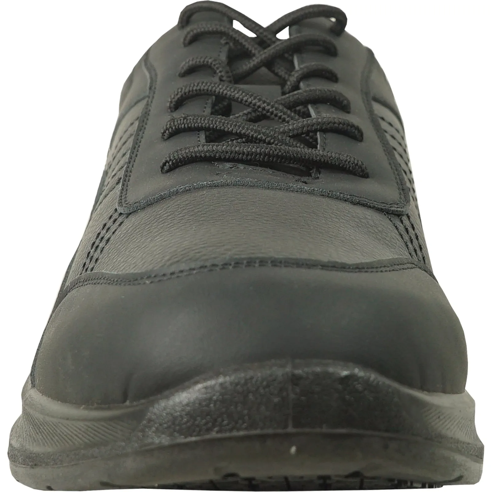 Academy Work Boots VANGELO Men Slip Resistant Shoe JIMMY-4 Black  - Wide Width Available