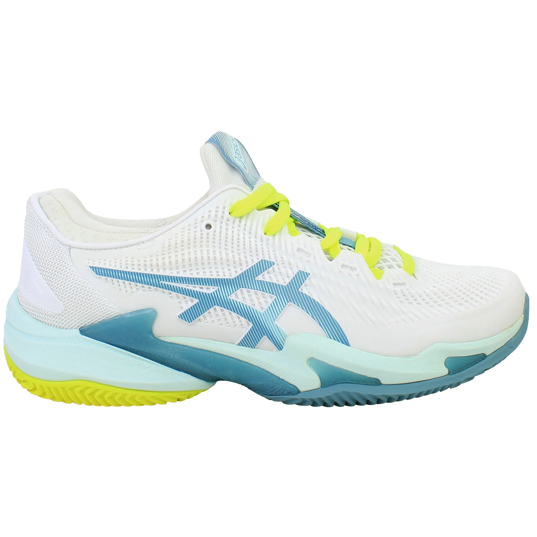 Asics Shoes Gel Contend 5 Asics Court FF 3 Clay Womens White Tennis Shoes
