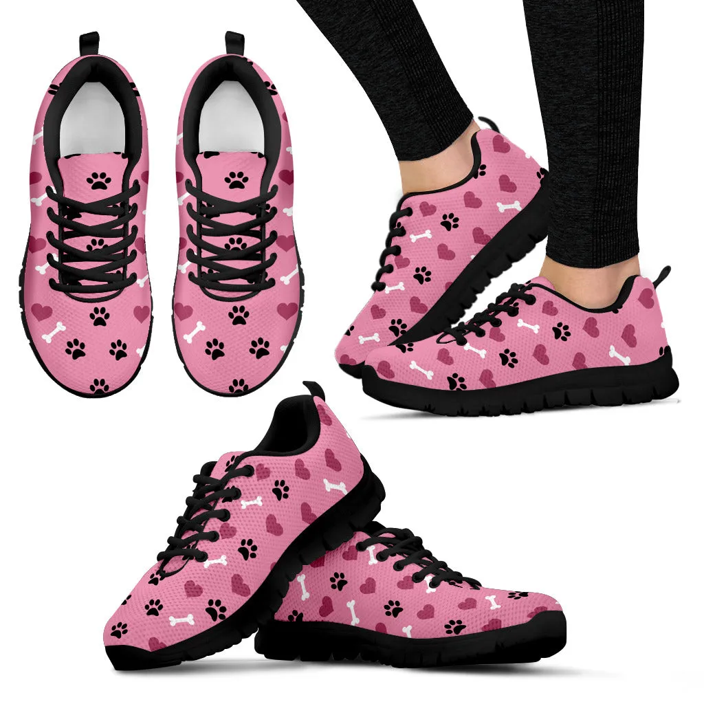 Anthem Cross Sneakers Women's Paw Prints Women's Athletic Sneakers