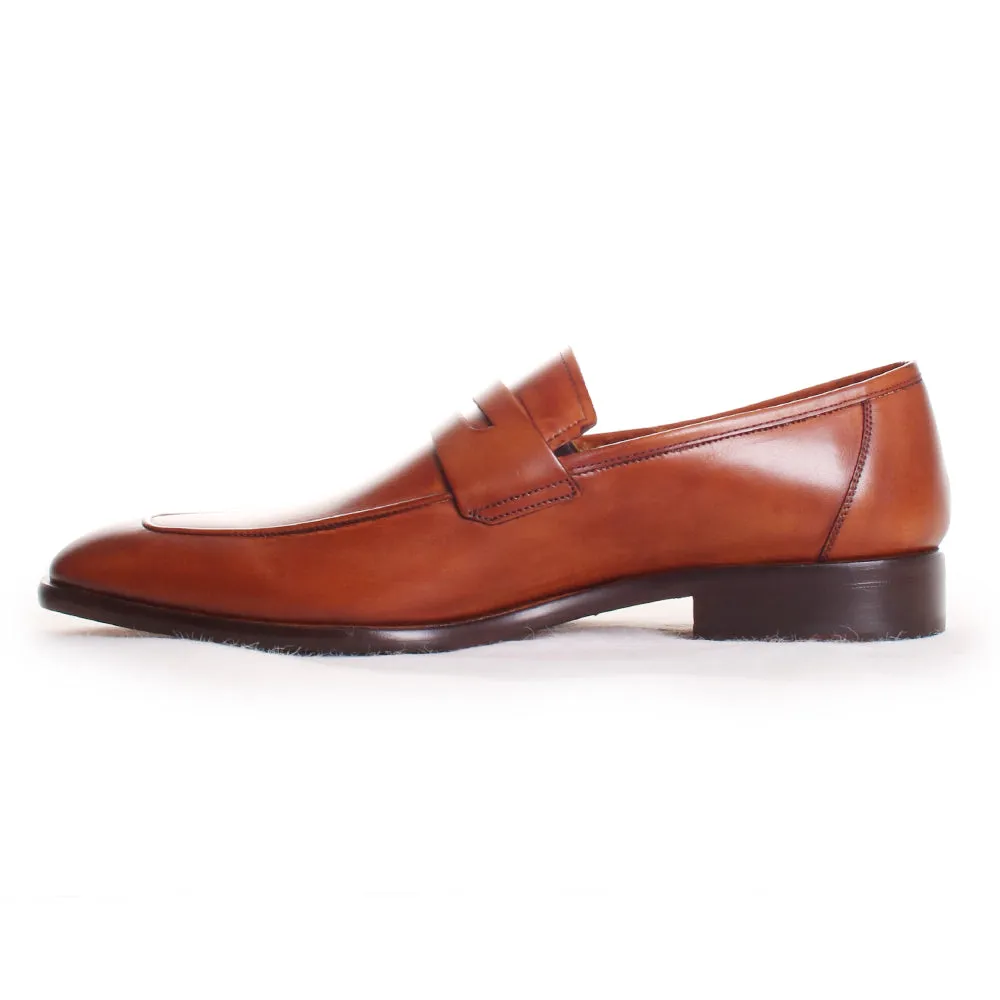 Calfskin Penny Loafers Pony Slip Ons