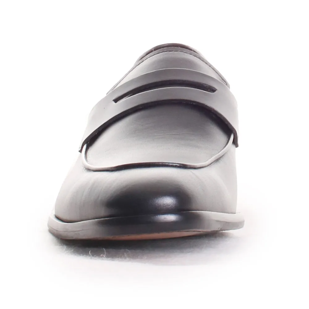 Slip On Slip On Canvas Calfskin Penny Loafers