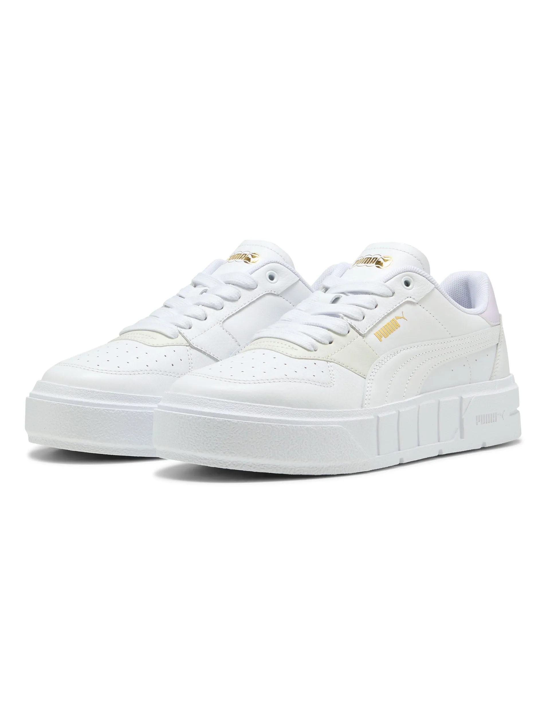 Cali Court Leather Sneakers - White/Lilac Frost Asics Wrestling Shoes Japan