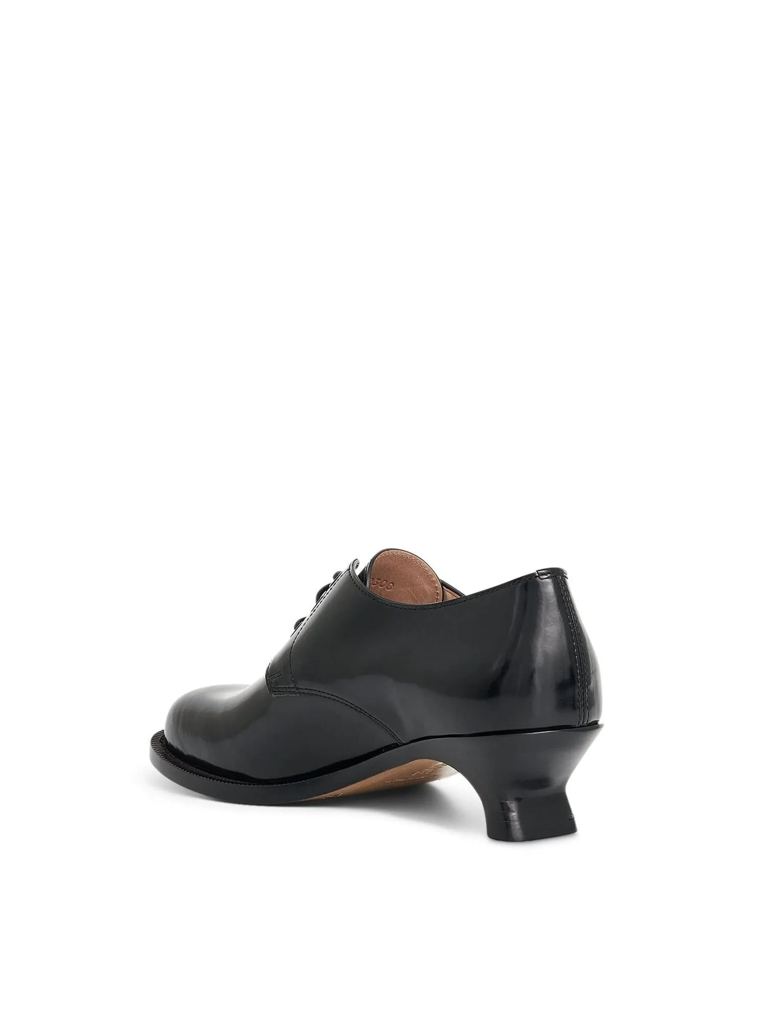 Campo Derby 40 in Black Calipa Cap-toe Oxfords