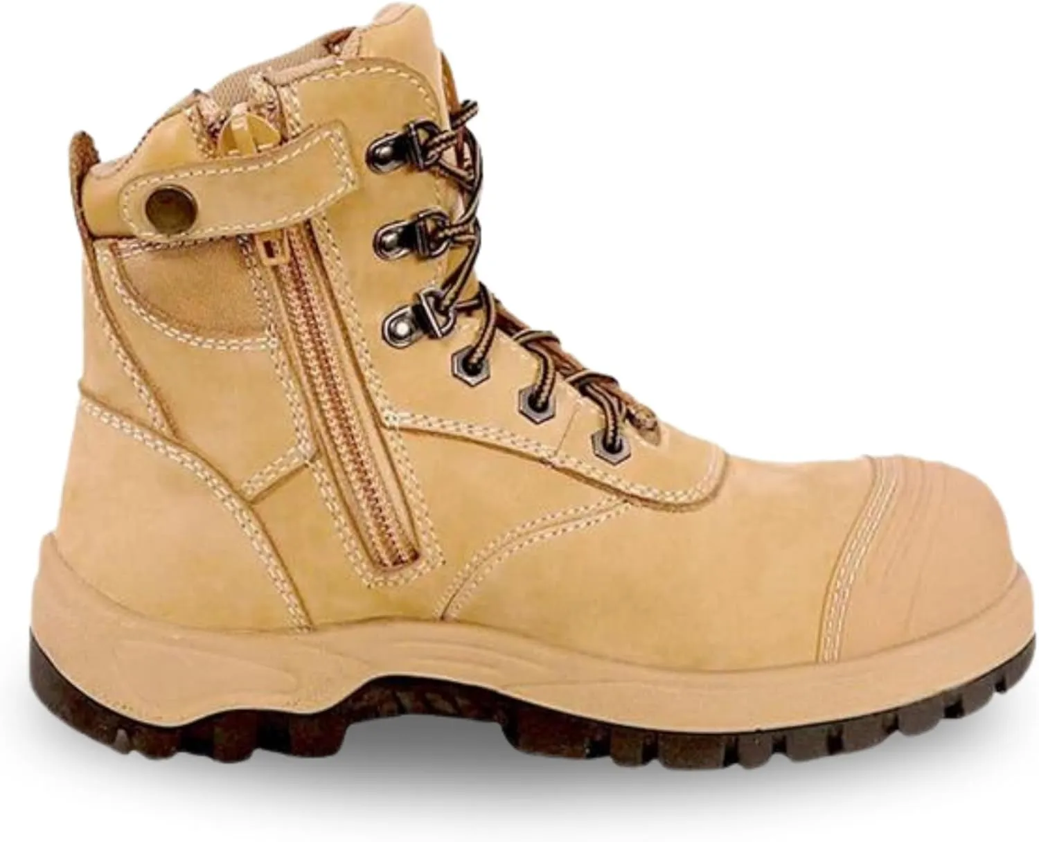 Canura Work Safety Boots With Side Zip Composite Winter Work Boots