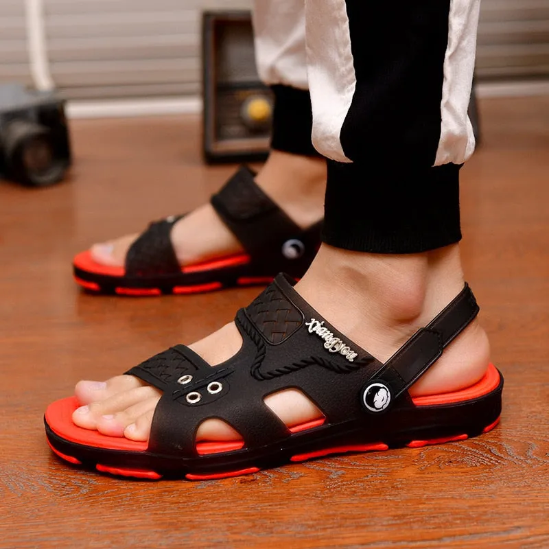 Casual Shoes New Men Sandals Gladiator Sandals Open Toe Platform Natural Sandals