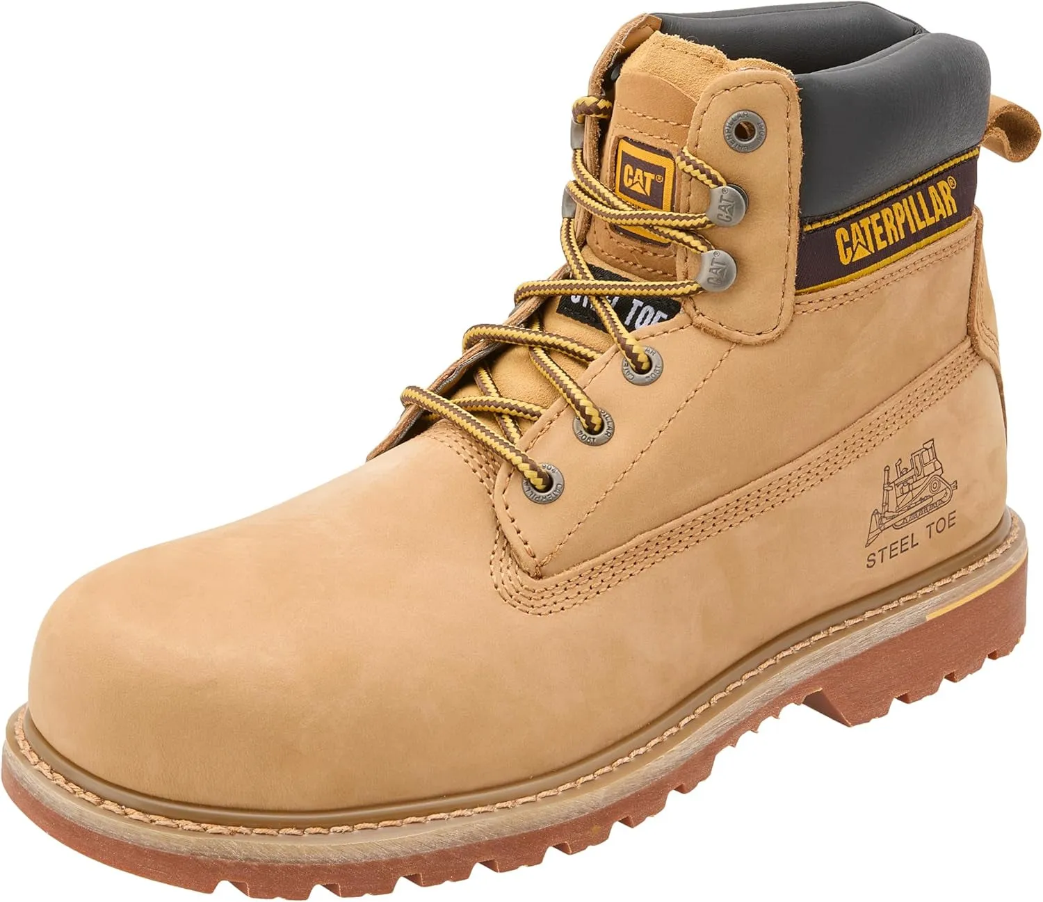 Best Pair Of Steel Toe Work Boots Caterpillar Men's Holton Steel Toe Workboot