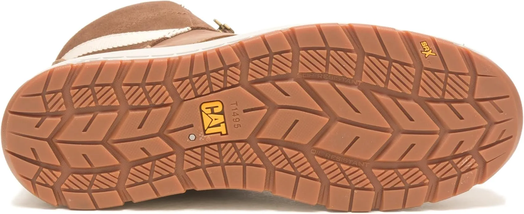 Rebar Work Boots Caterpillar Men's Impact Zip Carbon Composite Toe Workboot