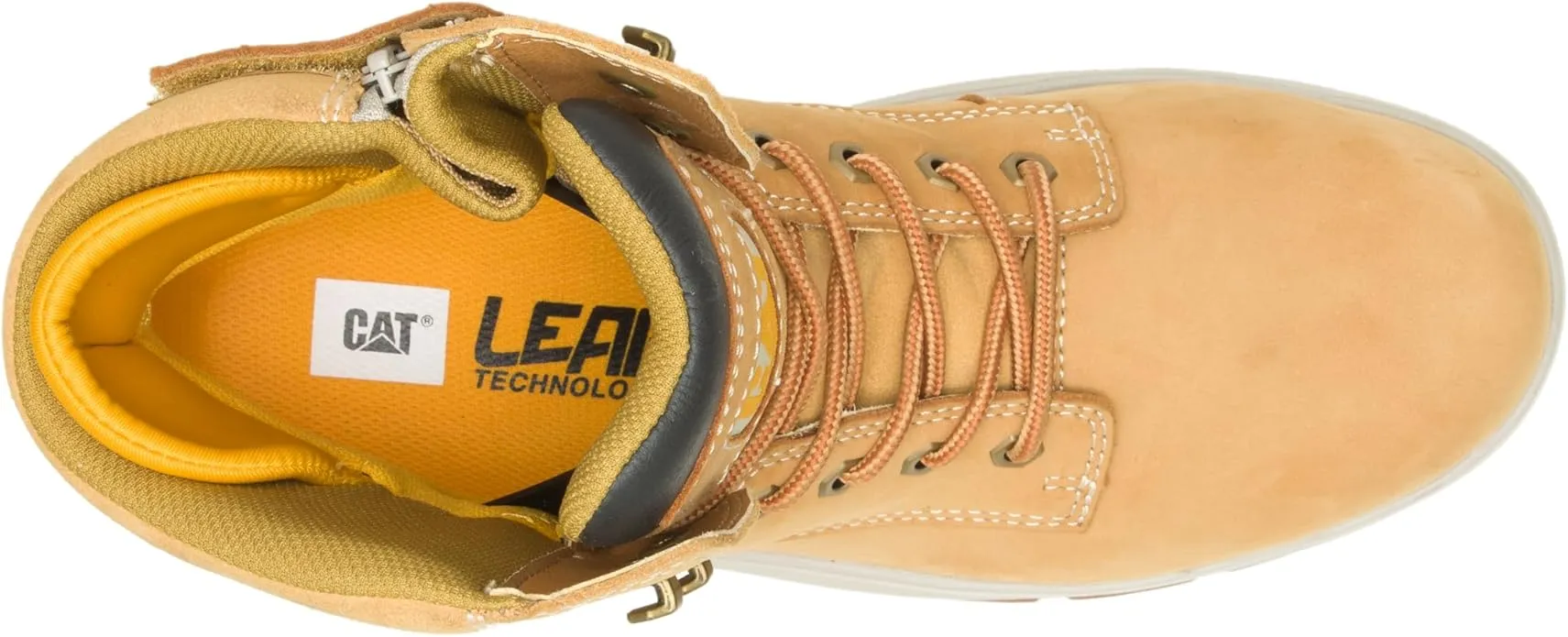 Caterpillar Men's Impact Zip Carbon Composite Toe Workboot Orthopedic Safety Toe Work Boots