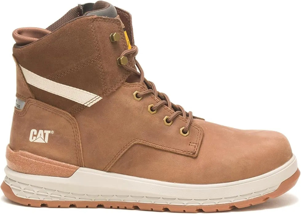 6e Work Boots Caterpillar Men's Impact Zip Carbon Composite Toe Workboot