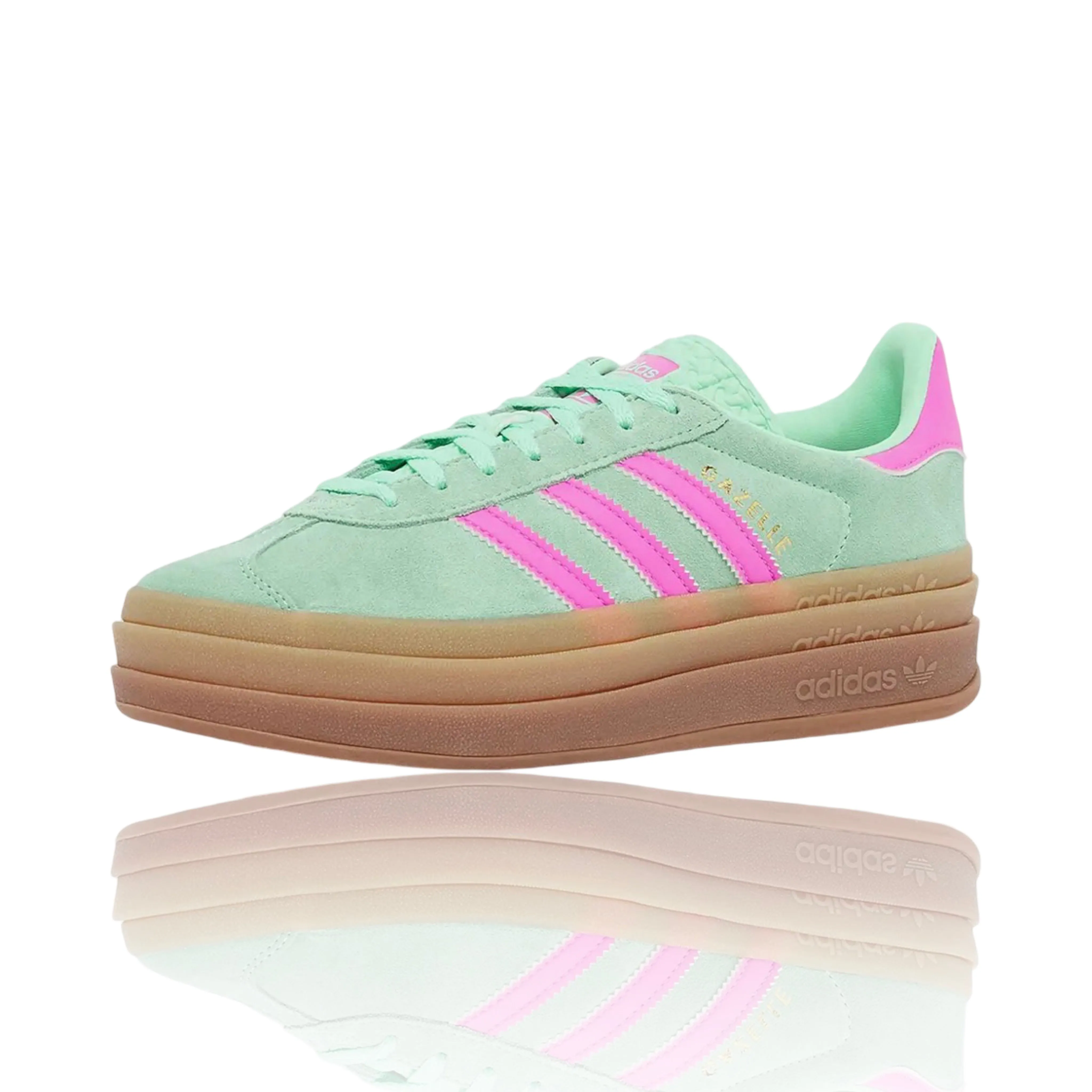 Adidas Trainers Shoes Adidas Gazelle Bold Pulse Mint Green