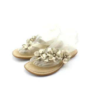 Sully Slippers B.O.C FLORAL GOLD SHIMMER