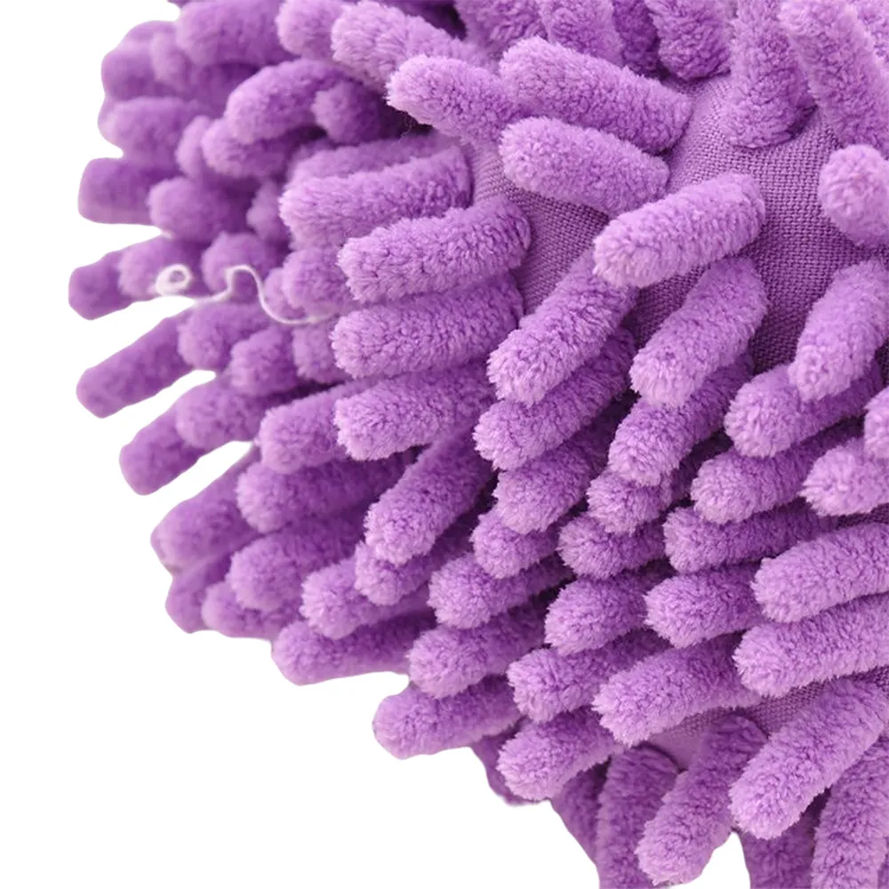 Childrens Leather Slippers Multifunctional Mop Slippers Dust Removal Lazy Shoe Cover Cleaning Tools