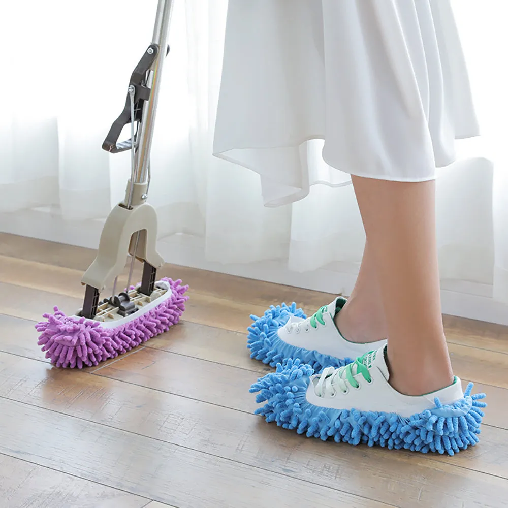 Earth Slippers Multifunctional Mop Slippers Dust Removal Lazy Shoe Cover Cleaning Tools