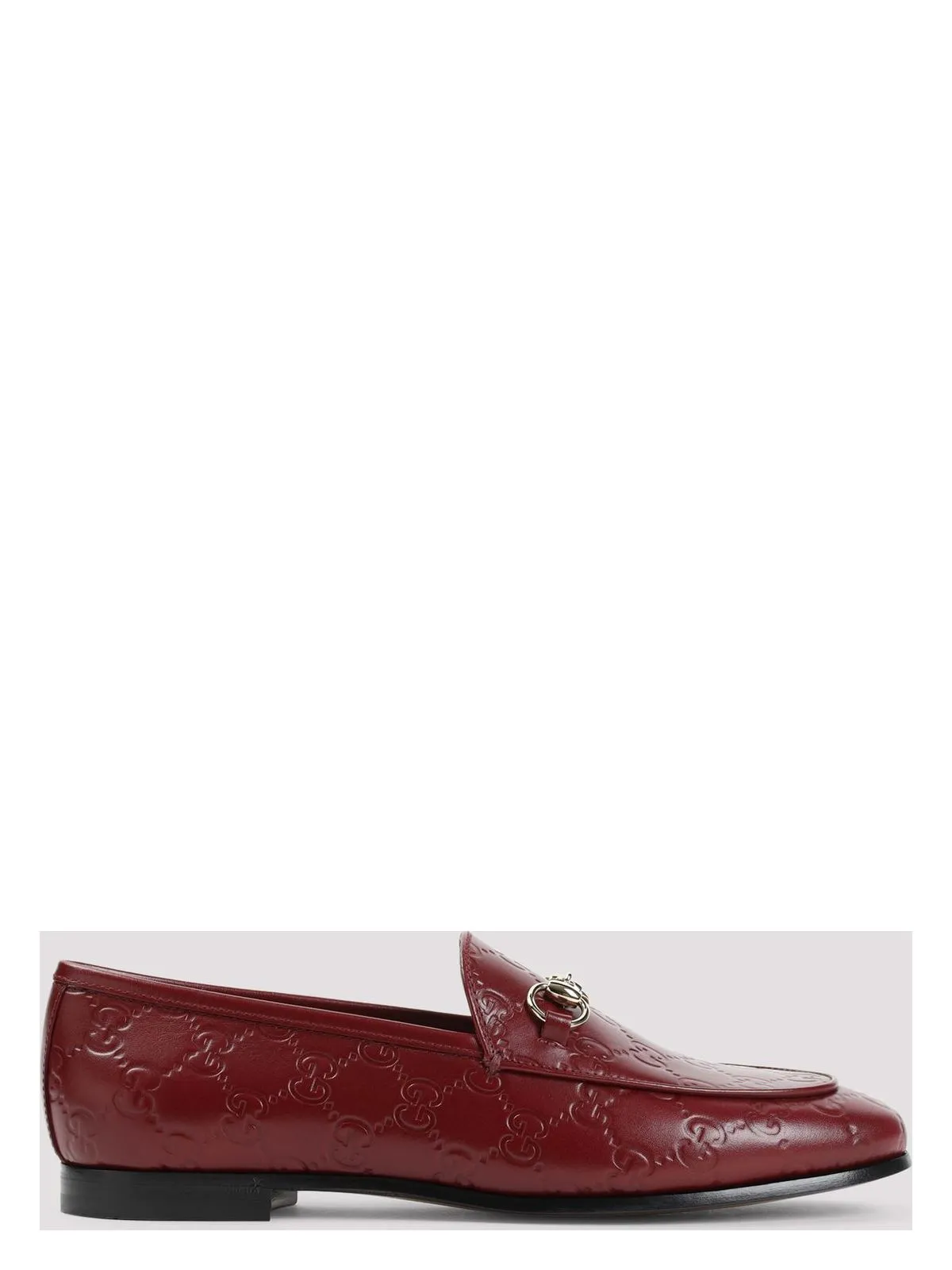 Suede Loafers Platform GUCCI JORDAAN LEATHER LOAFERS