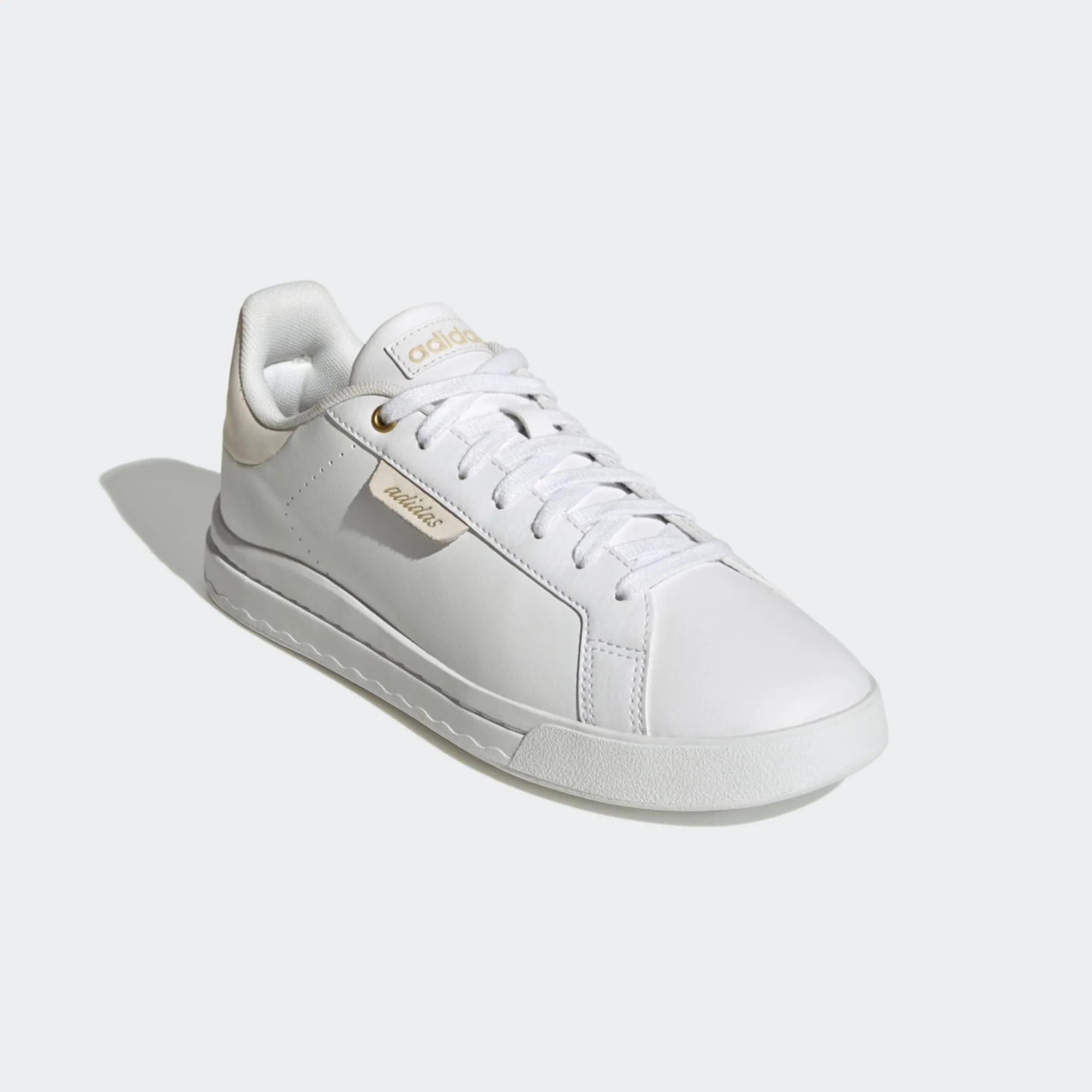 - Adidas Womans White Court Silk Shoes - (GY9255) - CRT - R2L13 - L/P Adidas Shoes Neo Cloudfoam