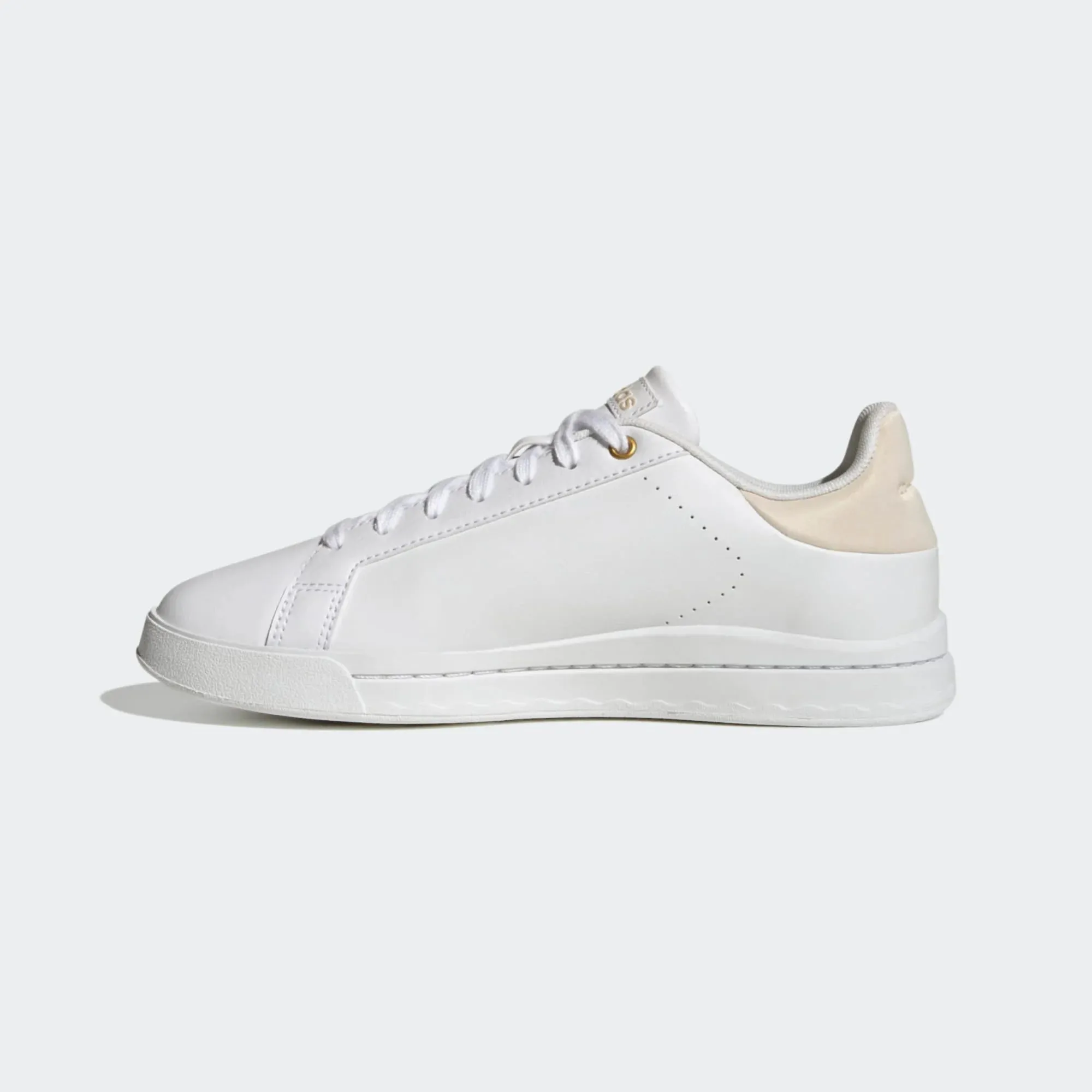 Adidas Training Shoes - Adidas Womans White Court Silk Shoes - (GY9255) - CRT - R2L13 - L/P