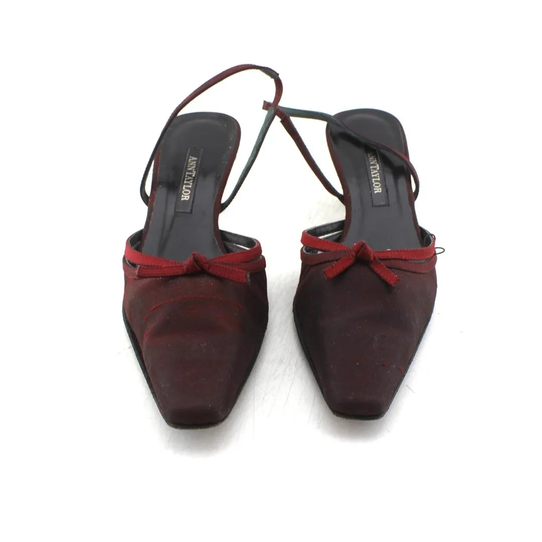 ANN TAYLOR . Classic Doodle Fur Slide