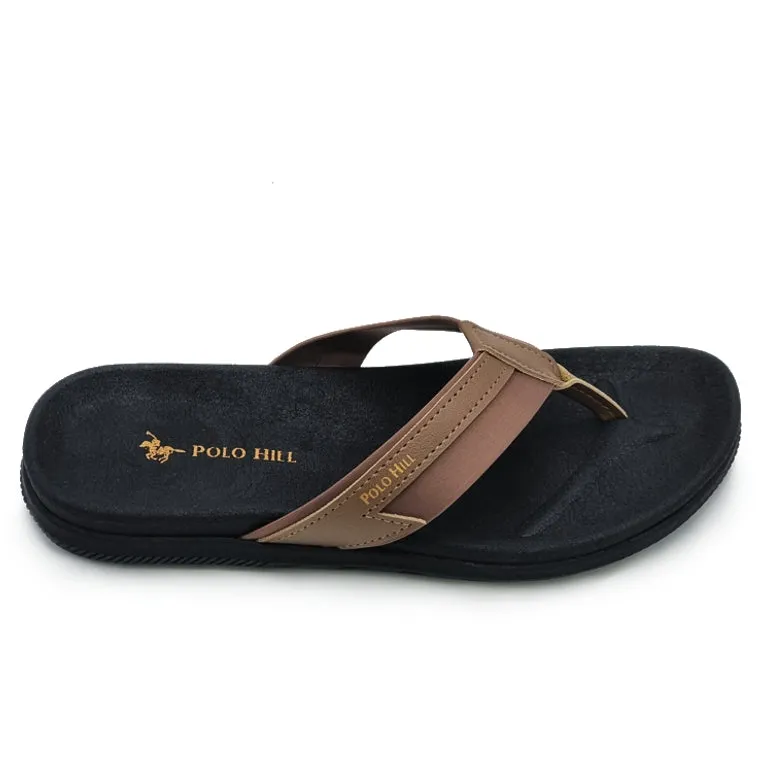 Contrasted V Strap Slide Sandals Sandals Arizona