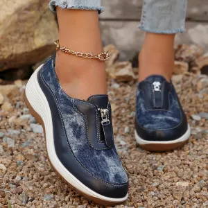 Callista - Lightweight Wedge Sneakers for Women Waterproof Winter Sneakers